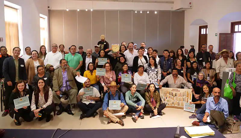 integrantes de la alianza por nuestra tortilla en el foro 2019